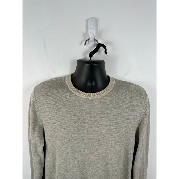 Vineyard Vines Wool Sweater Feeder Stripe Double Knit Crew Size Medium - Picture 8 of 13